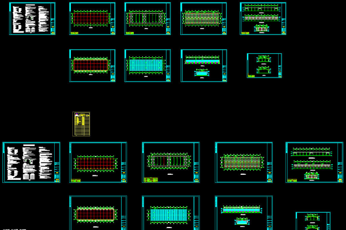 双辽钢结构厂房图纸