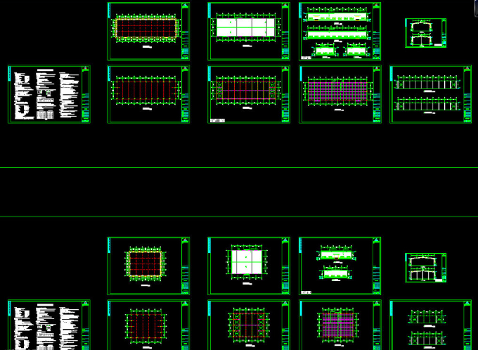 双辽钢结构厂房图纸