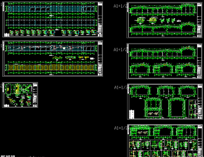 双辽钢结构厂房图纸