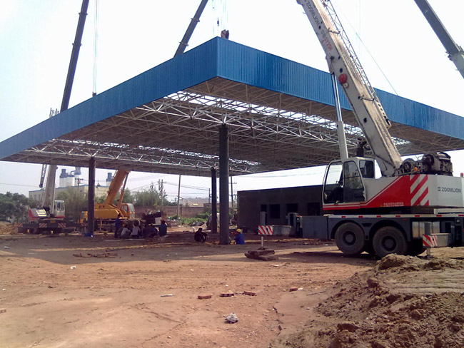 双辽加气站网架工程